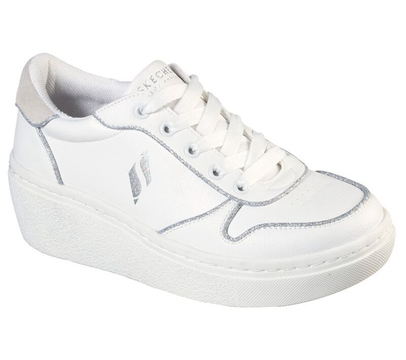 Skechers Goldie Hi - Follow The Line - Womens Sneakers White [AU-OQ5733]